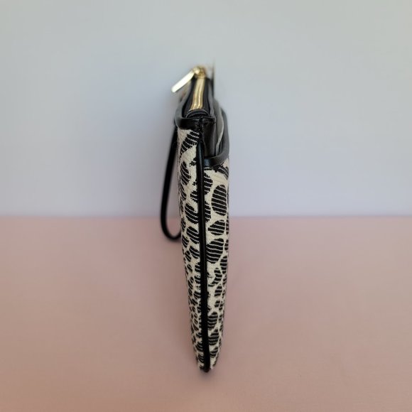 MICHAEL KORS Jet Set Charm Signature Logo Wristlet/Pouch- Black Multi - Picture 11 of 16